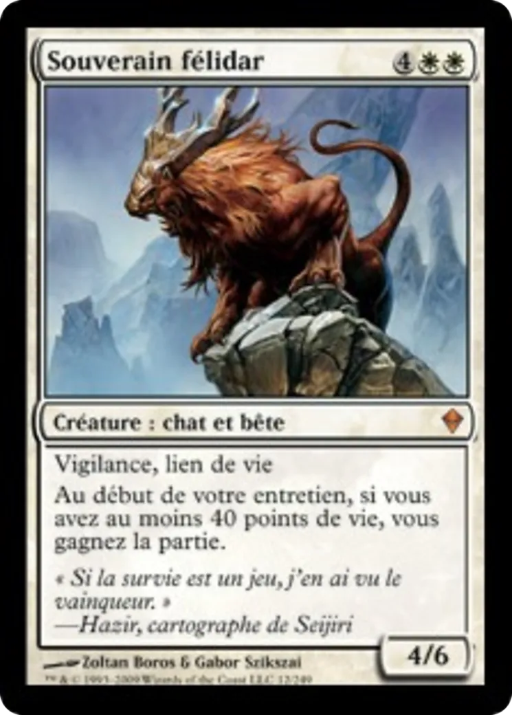 Souverain félidar — Zendikar — Magic: The Gathering