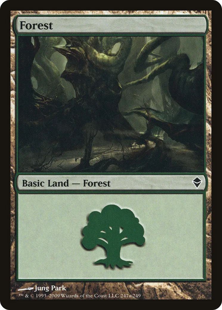Forest — Zendikar — Magic: The Gathering