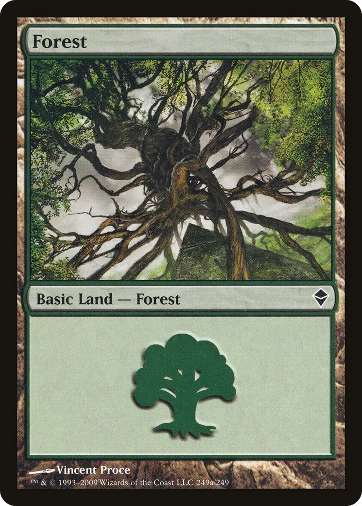 Forest — Zendikar — Magic: The Gathering