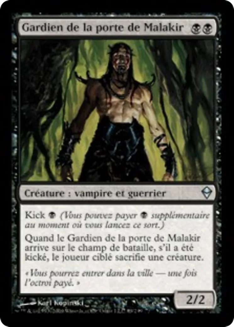 Gardien de la porte de Malakir — Zendikar — Magic: The Gathering