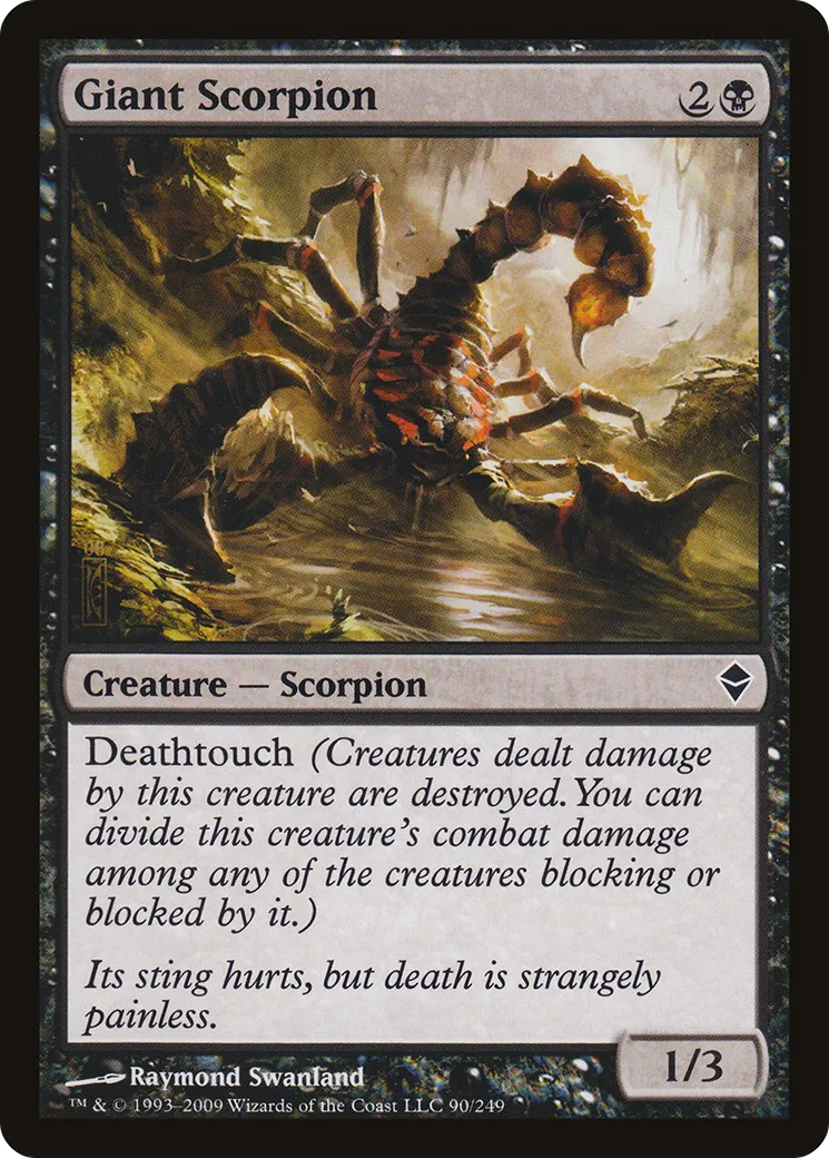 Giant Scorpion — Zendikar — Magic: The Gathering