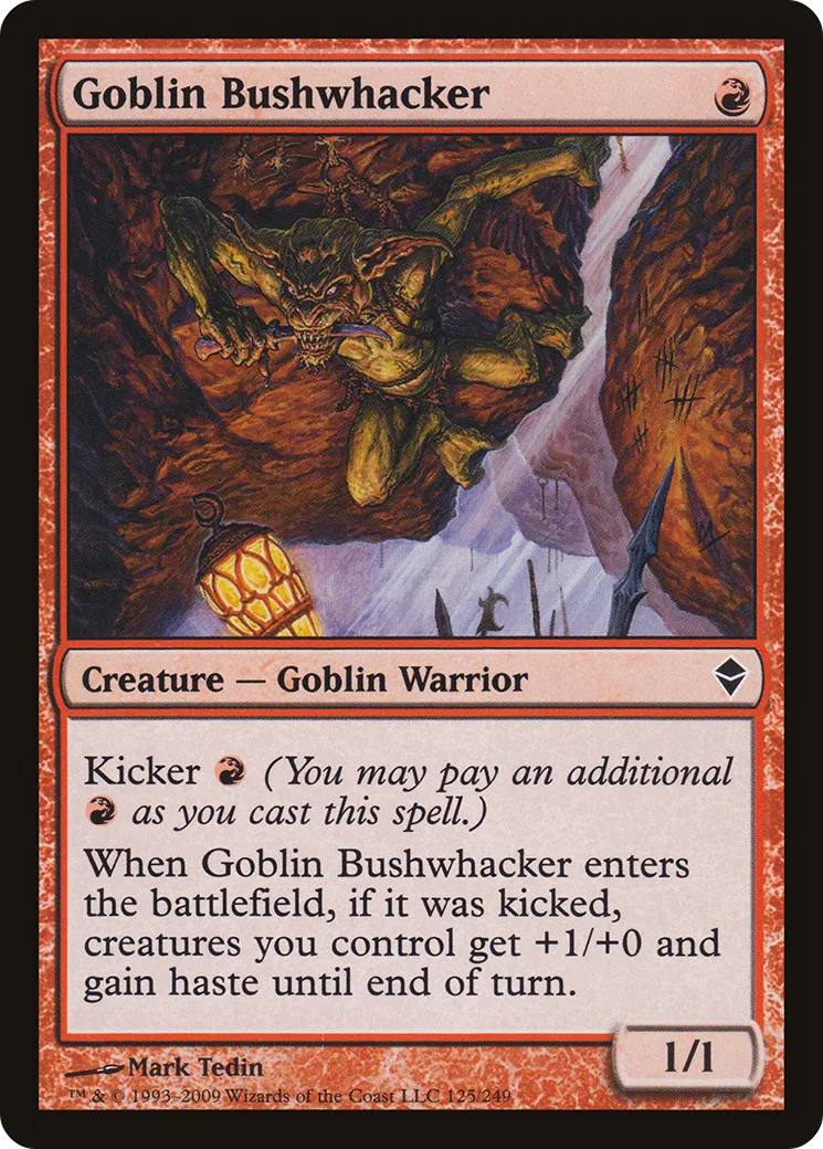 Goblin Bushwhacker — Zendikar — Magic: The Gathering