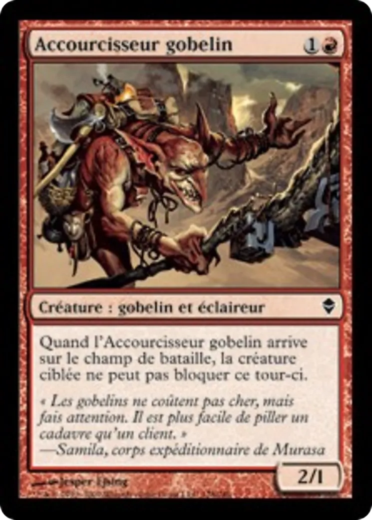 Accourcisseur gobelin — Zendikar — Magic: The Gathering