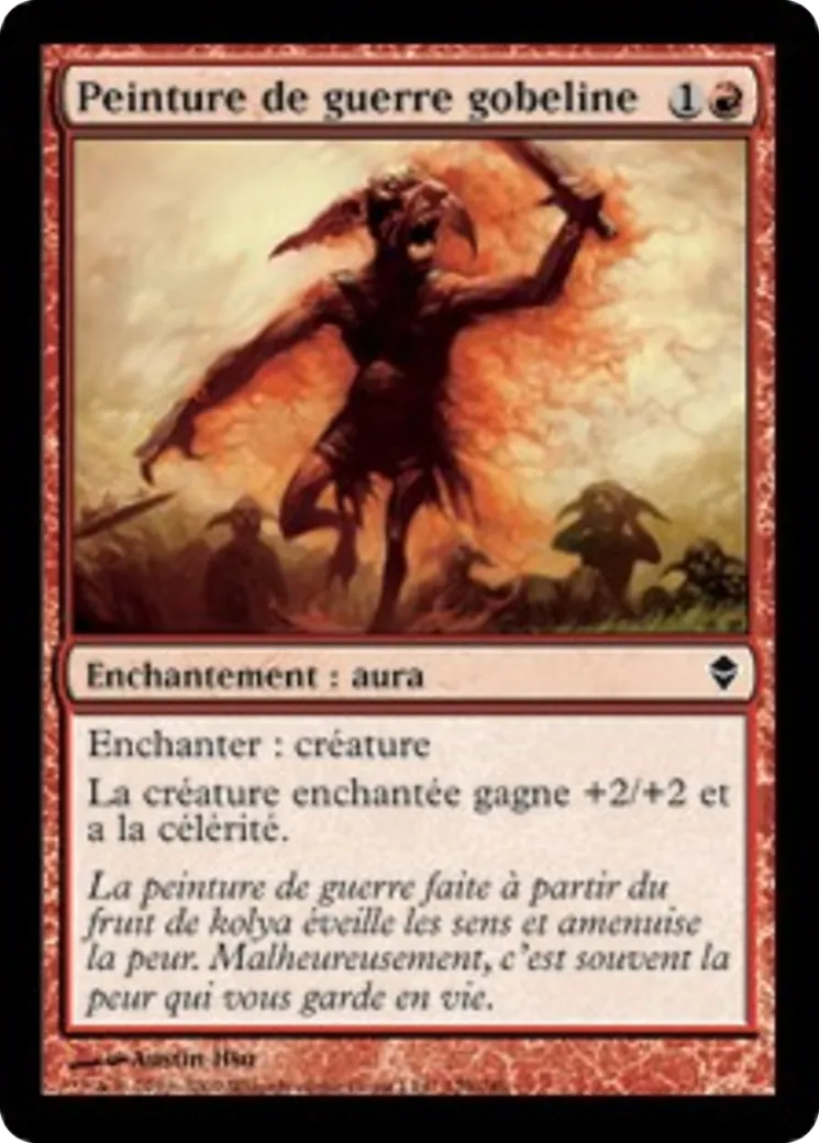 Peinture de guerre gobeline — Zendikar — Magic: The Gathering