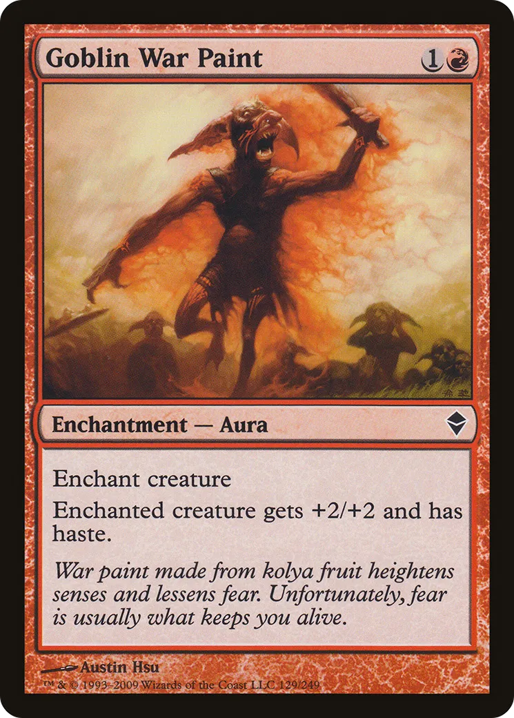 Goblin War Paint — Zendikar — Magic: The Gathering