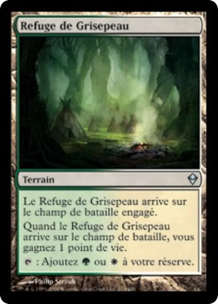 Refuge de Grisepeau — Zendikar — Magic: The Gathering