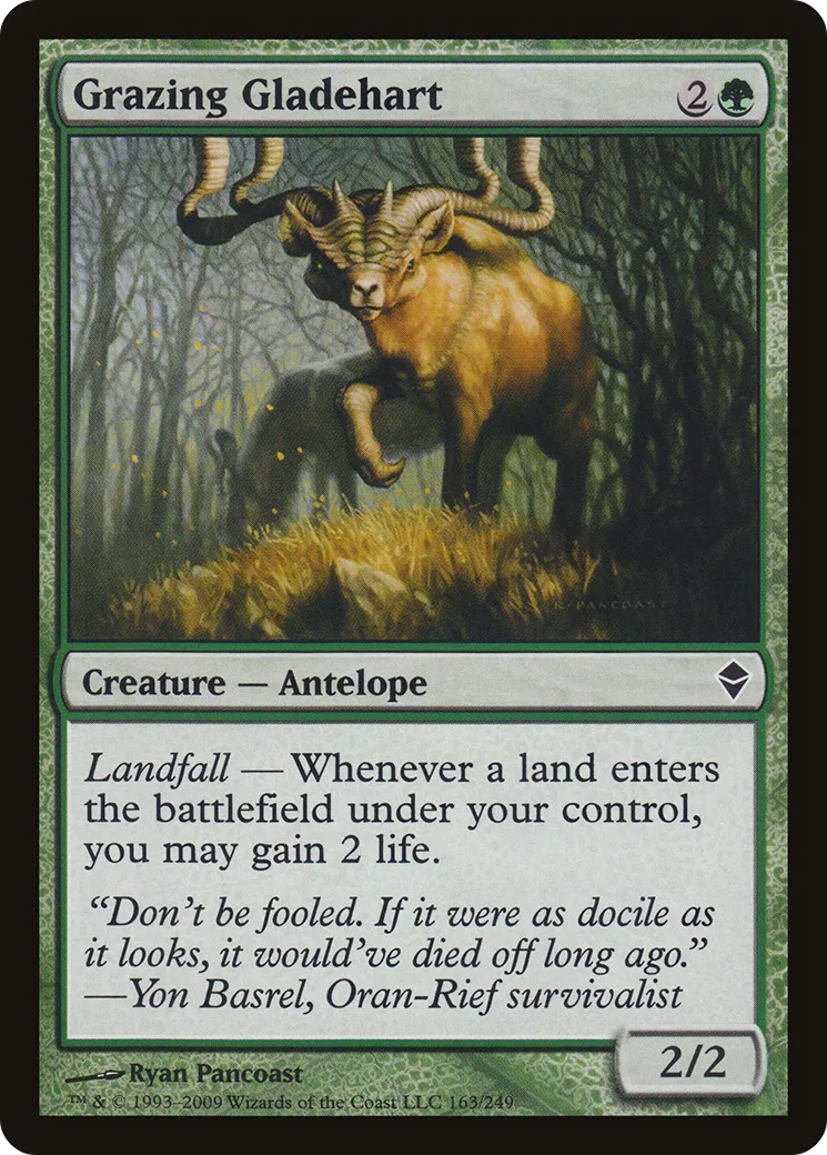 Grazing Gladehart — Zendikar — Magic: The Gathering