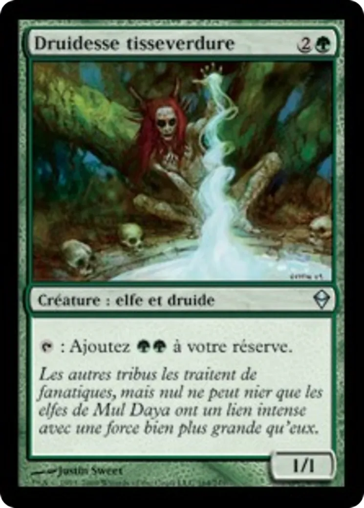 Druidesse tisseverdure — Zendikar — Magic: The Gathering
