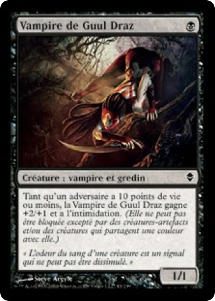 Vampire de Guul Draz — Zendikar — Magic: The Gathering
