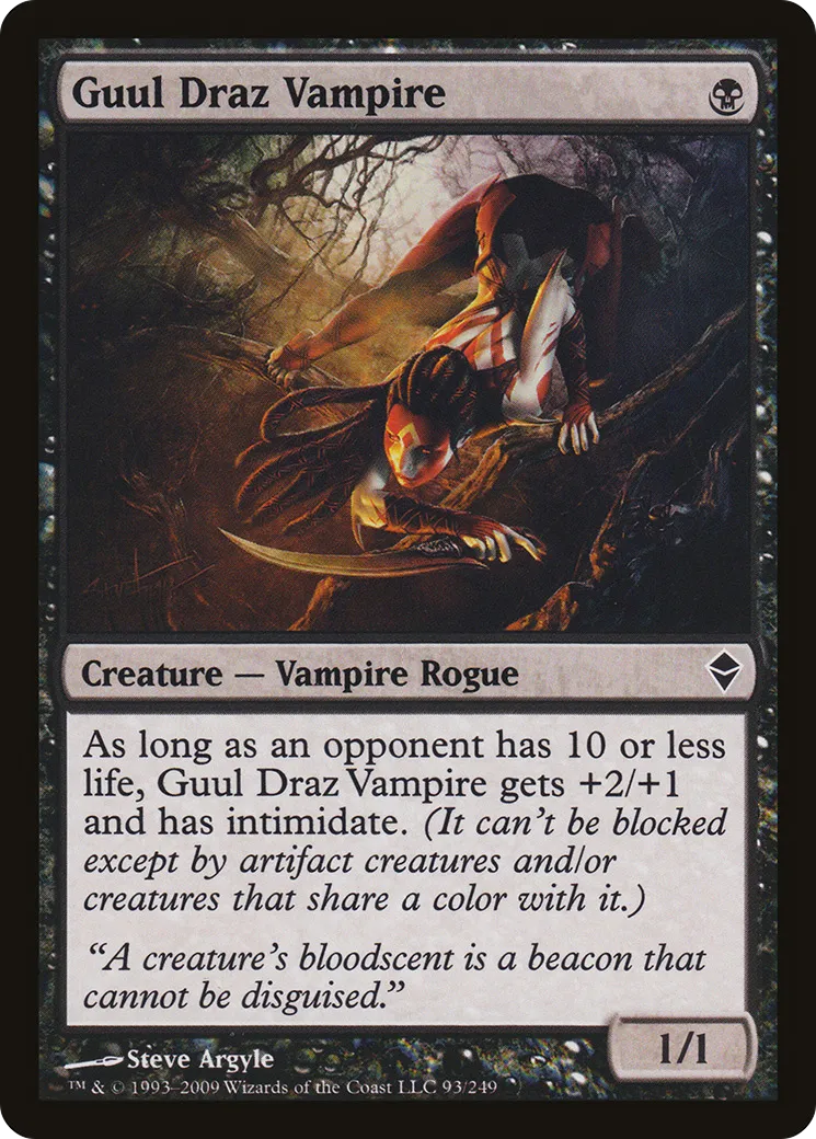 Vampire de Guul Draz — Zendikar — Magic: The Gathering
