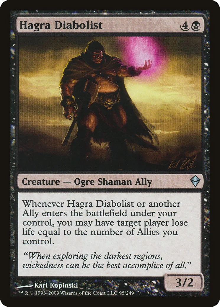 Hagra Diabolist — Zendikar — Magic: The Gathering