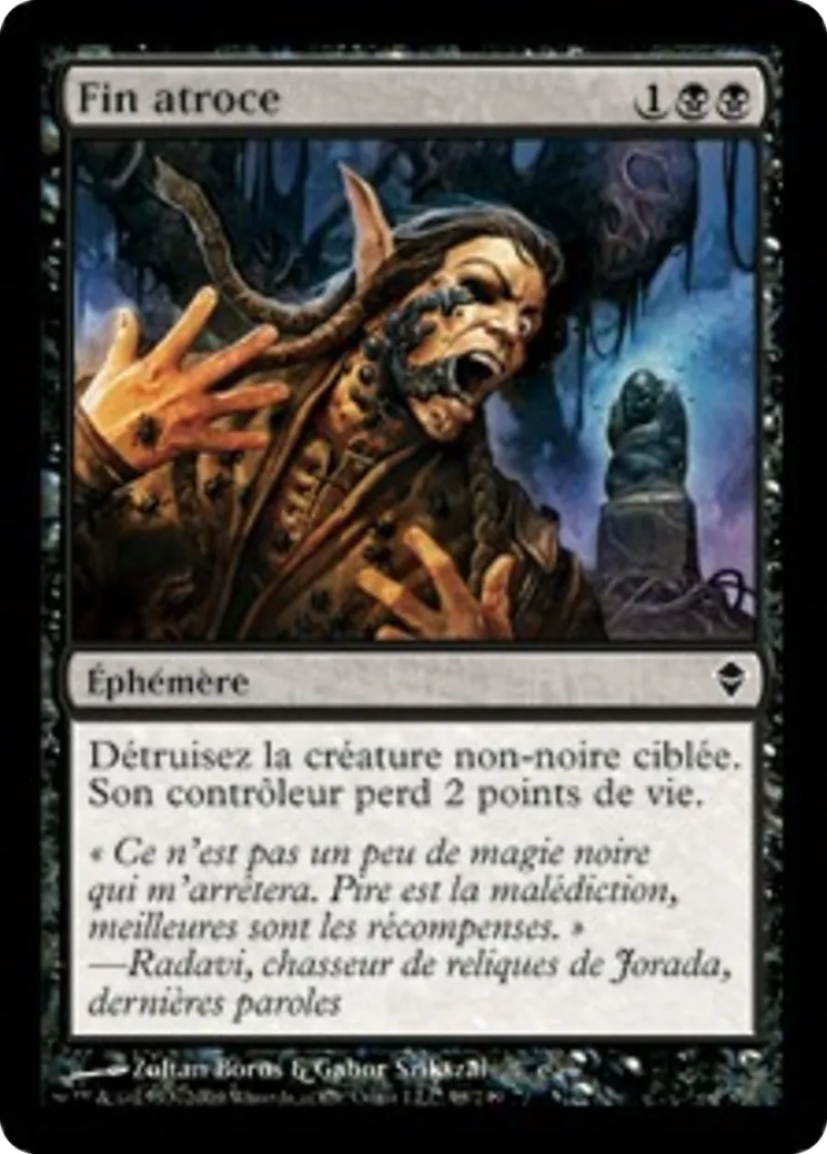Fin atroce — Zendikar — Magic: The Gathering