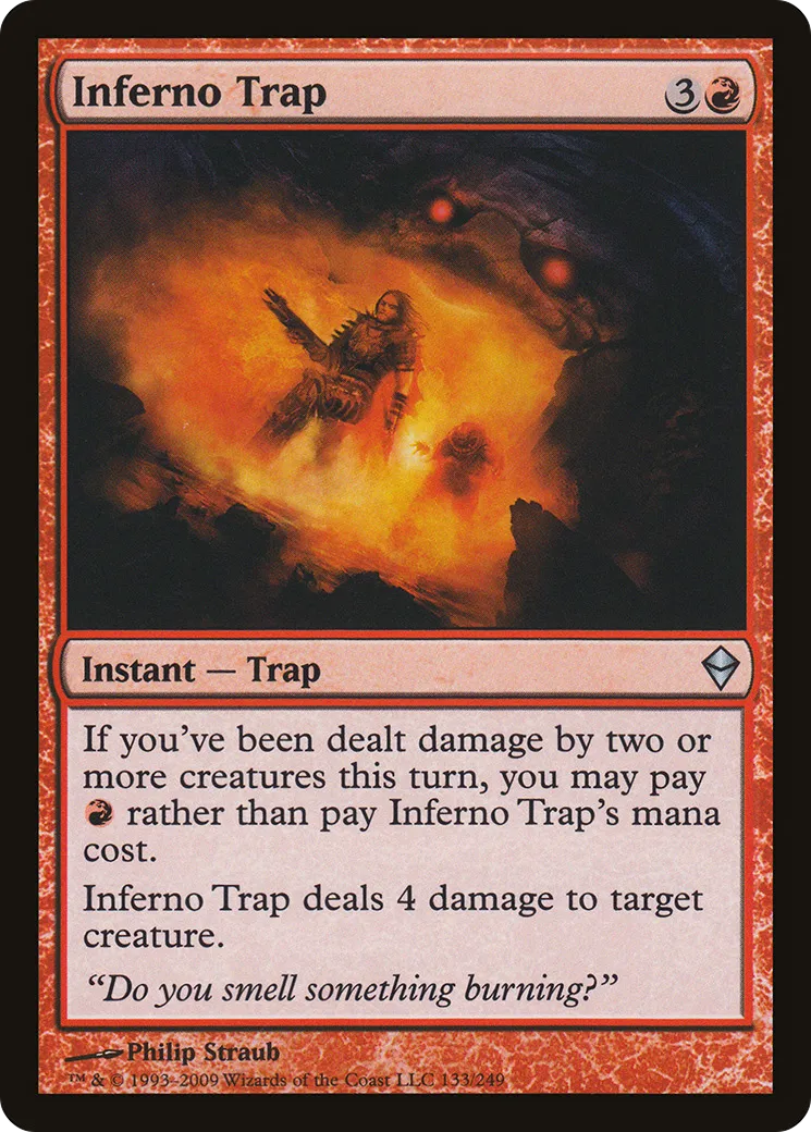 Inferno Trap — Zendikar — Magic: The Gathering