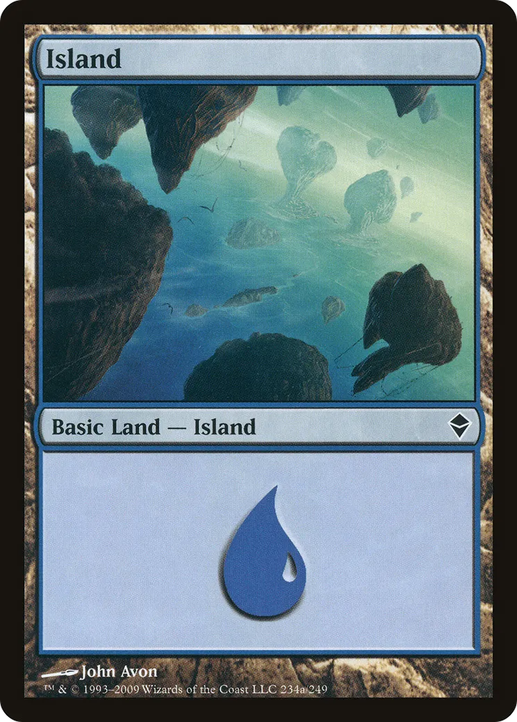 Island — Zendikar — Magic: The Gathering