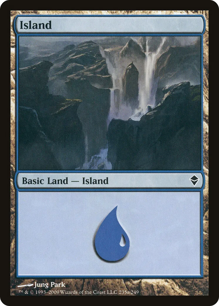 Island — Zendikar — Magic: The Gathering