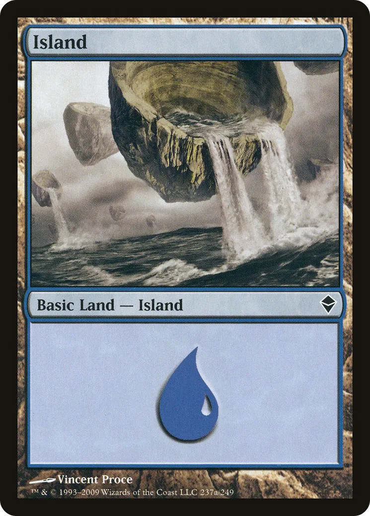 Island — Zendikar — Magic: The Gathering