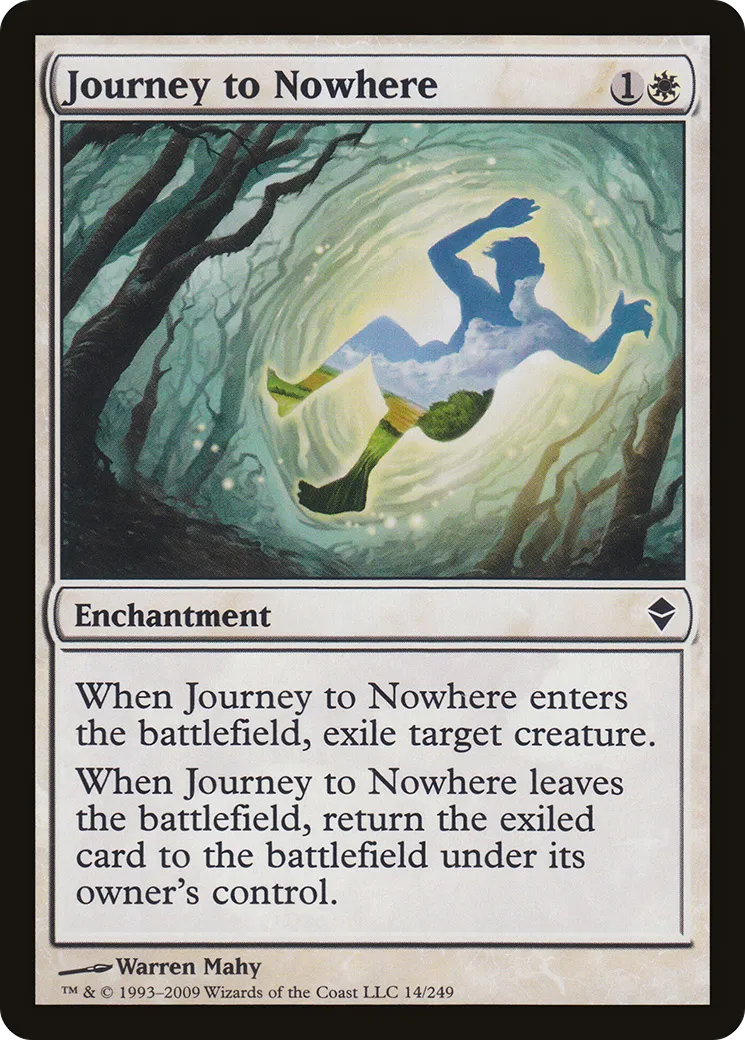 Journey to Nowhere — Zendikar — Magic: The Gathering