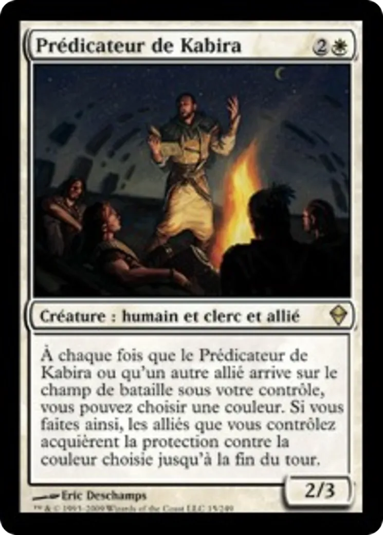 Prédicateur de Kabira — Zendikar — Magic: The Gathering