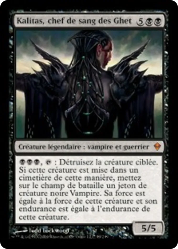 Kalitas, chef de sang des Ghet — Zendikar — Magic: The Gathering