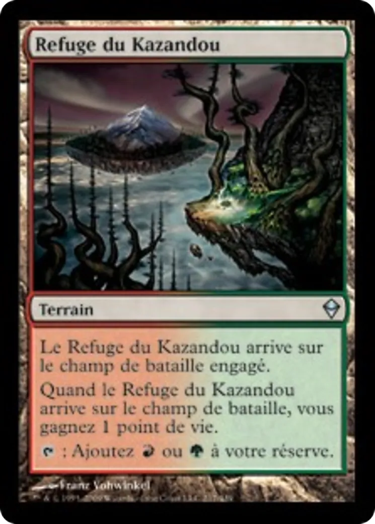 Refuge du Kazandou — Zendikar — Magic: The Gathering