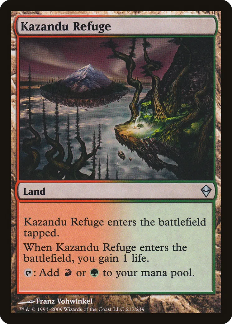 Kazandu Refuge — Zendikar — Magic: The Gathering
