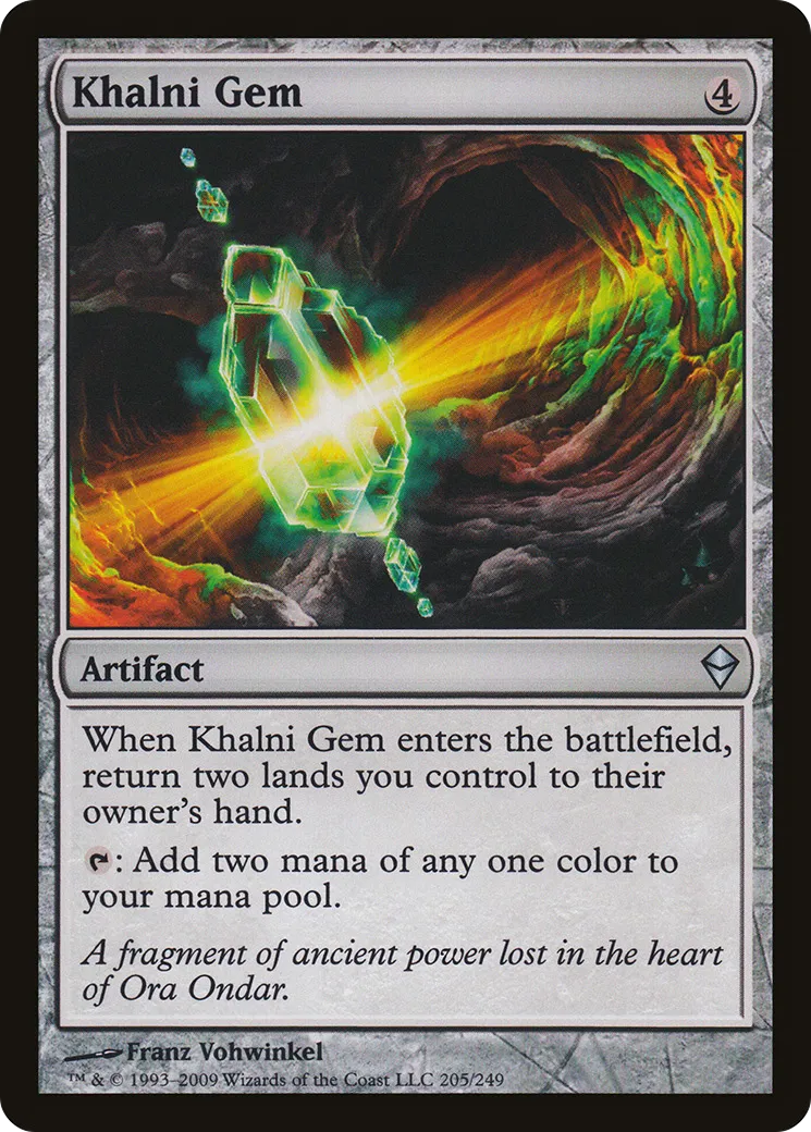 Khalni Gem — Zendikar — Magic: The Gathering