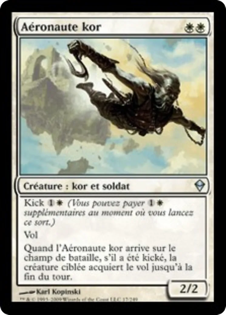 Aéronaute kor — Zendikar — Magic: The Gathering