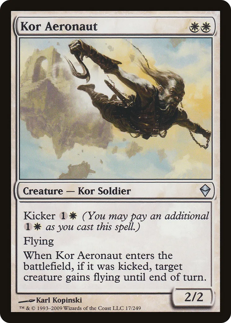 Kor Aeronaut — Zendikar — Magic: The Gathering