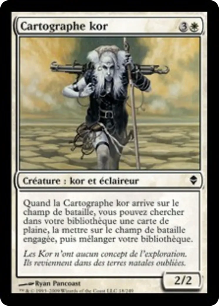 Cartographe kor — Zendikar — Magic: The Gathering