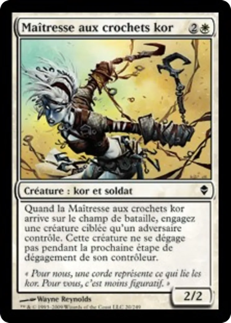 Maîtresse aux crochets kor — Zendikar — Magic: The Gathering