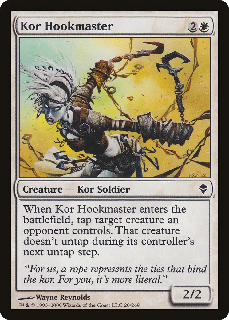 Kor Hookmaster — Zendikar — Magic: The Gathering