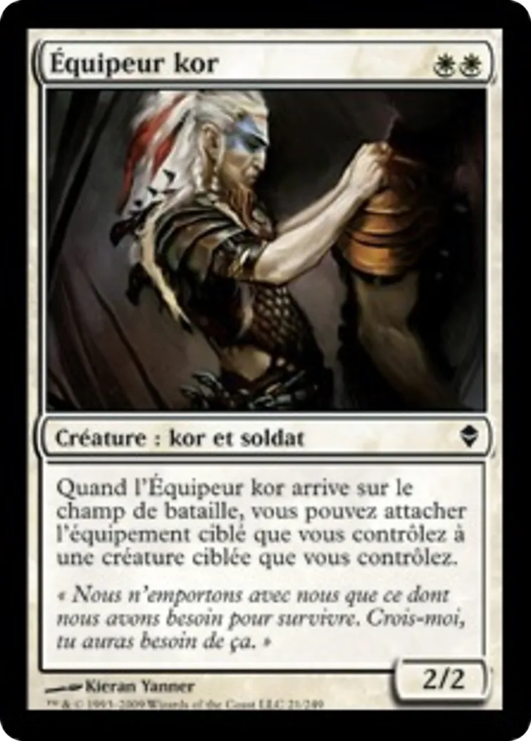 Équipeur kor — Zendikar — Magic: The Gathering