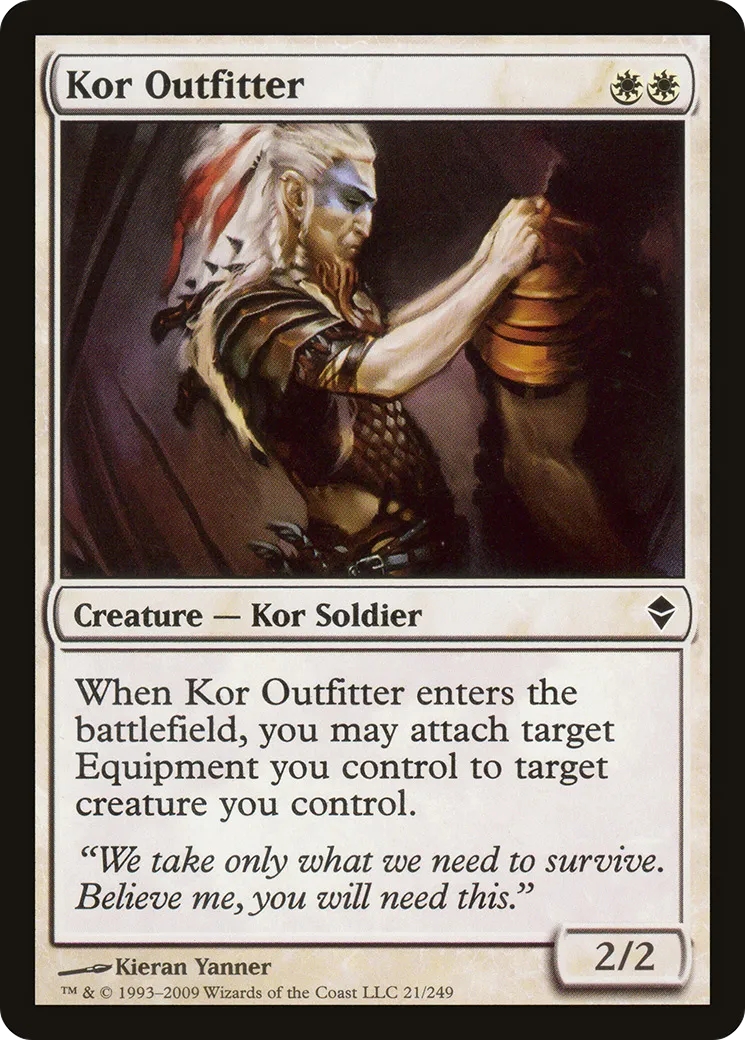 Kor Outfitter — Zendikar — Magic: The Gathering