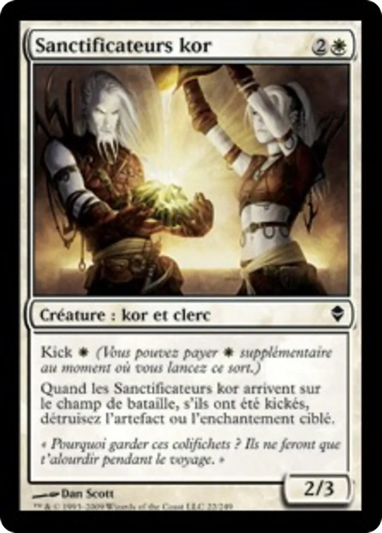 Sanctificateurs kor — Zendikar — Magic: The Gathering