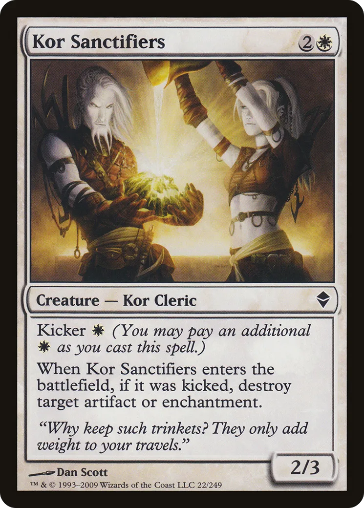 Kor Sanctifiers — Zendikar — Magic: The Gathering