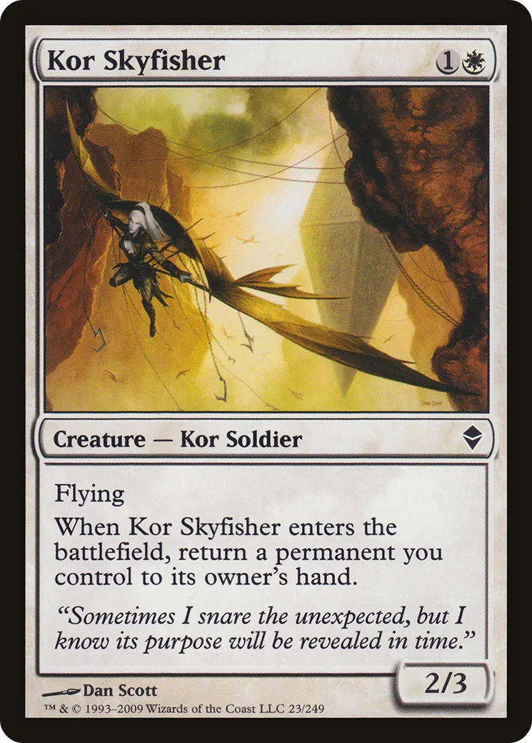 Kor Skyfisher — Zendikar — Magic: The Gathering