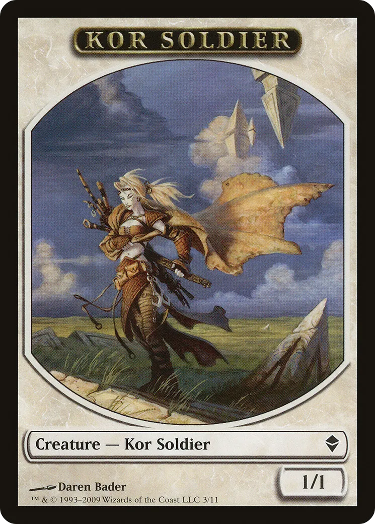 Kor Soldier — Zendikar — Magic: The Gathering