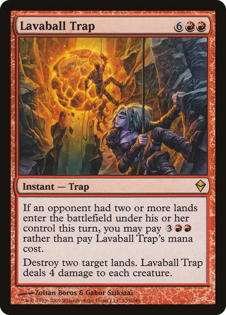 Lavaball Trap — Zendikar — Magic: The Gathering