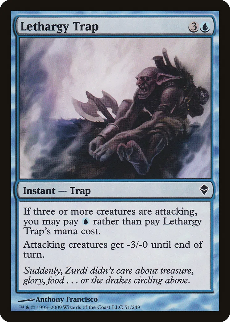 Lethargy Trap — Zendikar — Magic: The Gathering