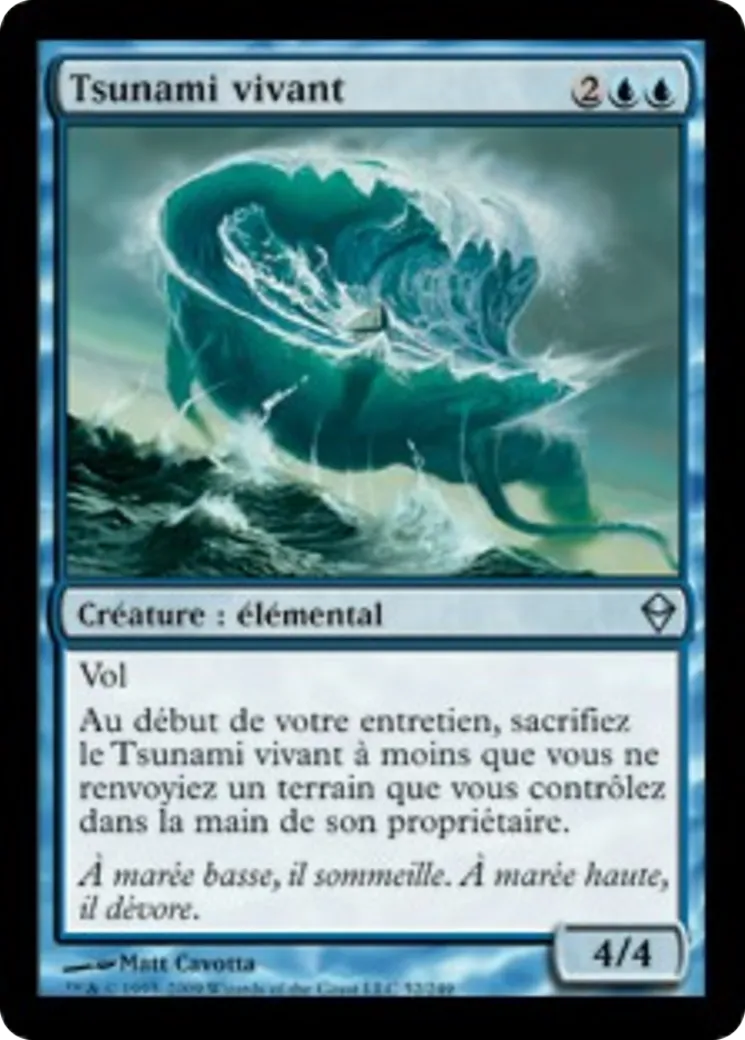 Tsunami vivant — Zendikar — Magic: The Gathering