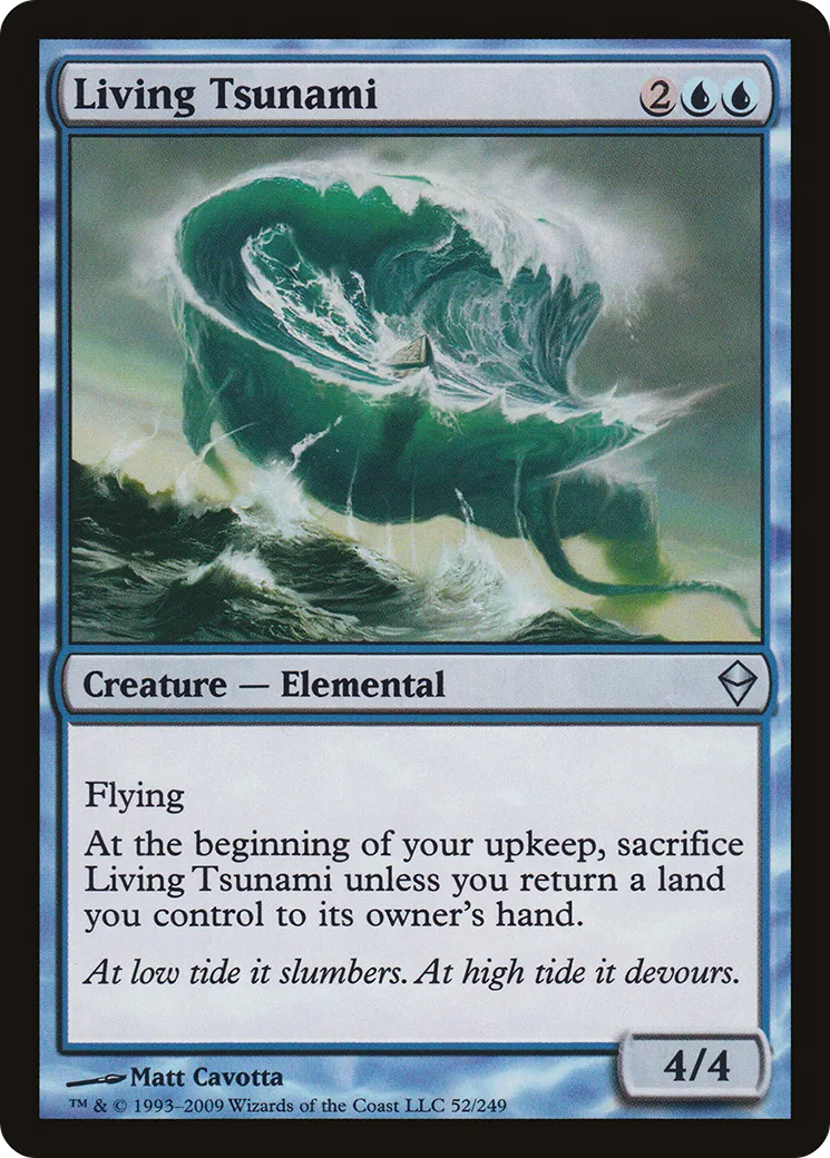 Living Tsunami — Zendikar — Magic: The Gathering