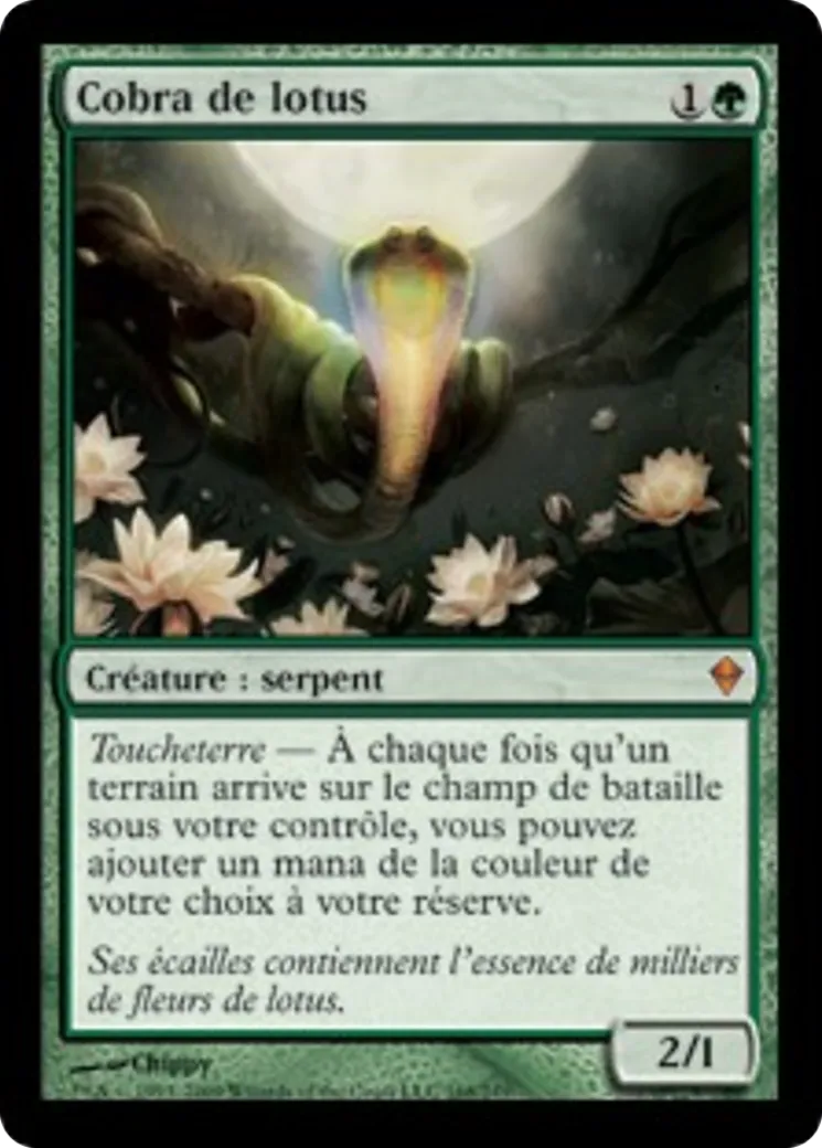 Cobra de lotus — Zendikar — Magic: The Gathering