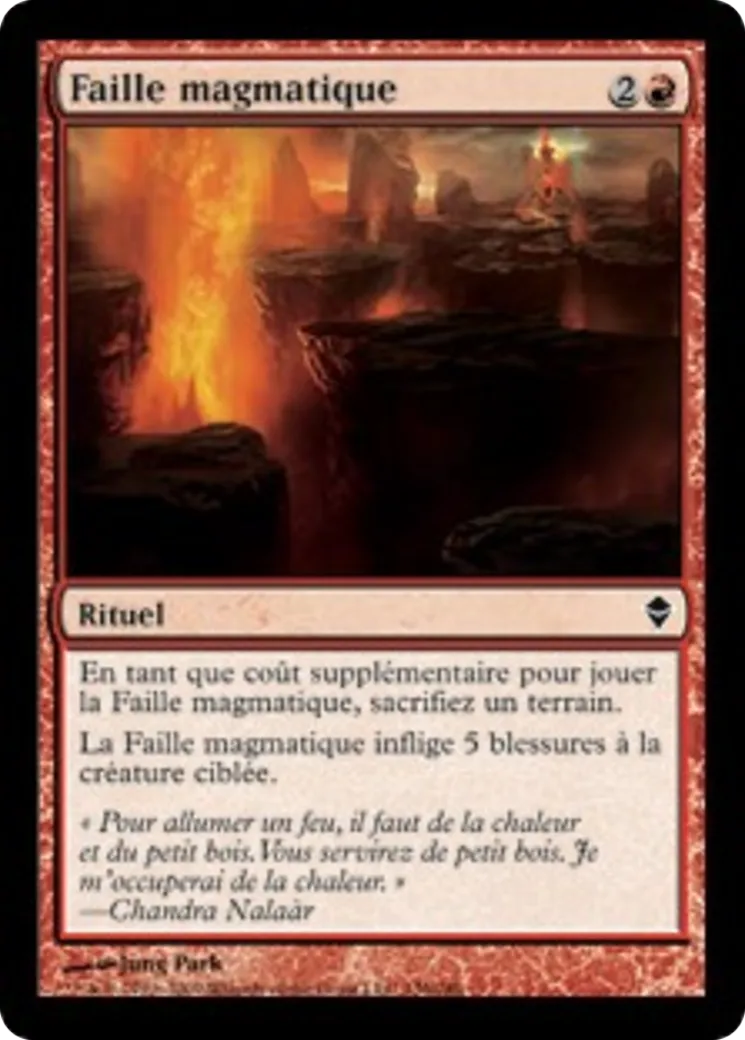 Faille magmatique — Zendikar — Magic: The Gathering
