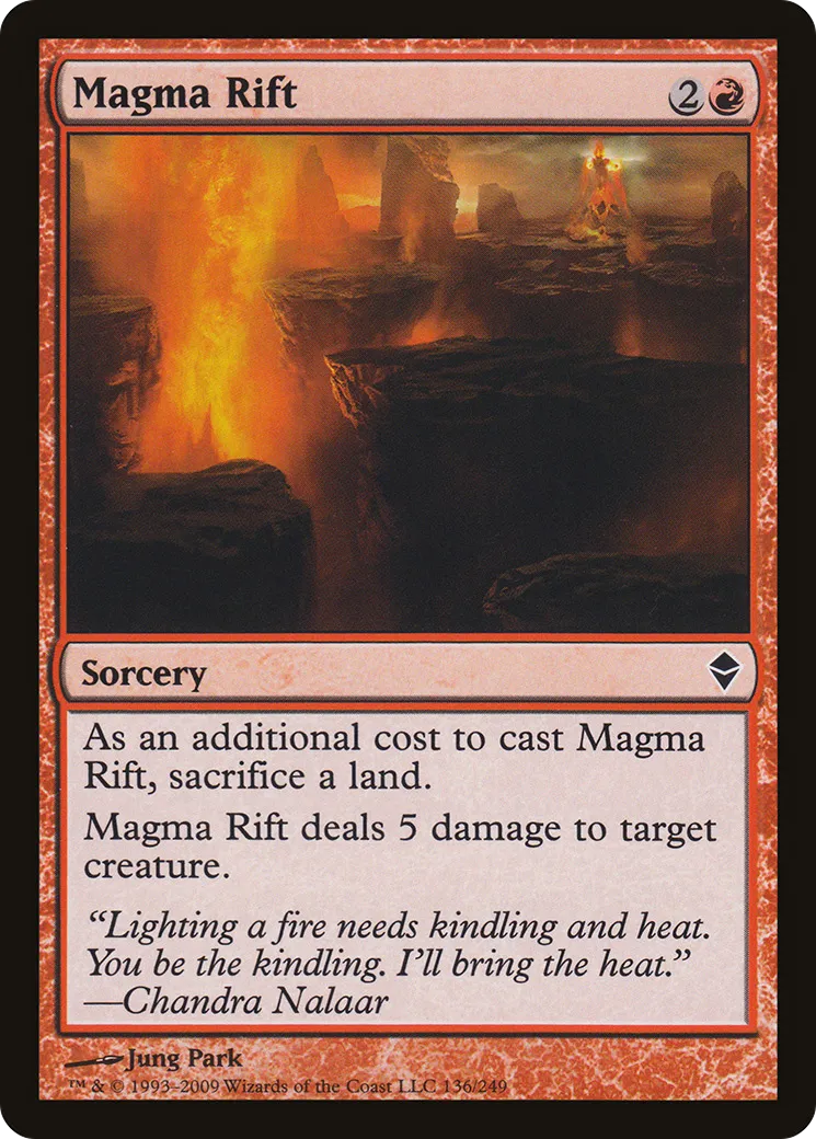 Magma Rift — Zendikar — Magic: The Gathering