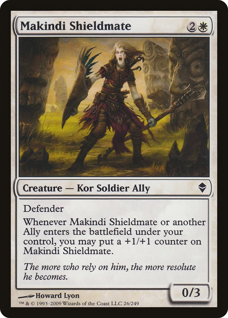 Makindi Shieldmate — Zendikar — Magic: The Gathering