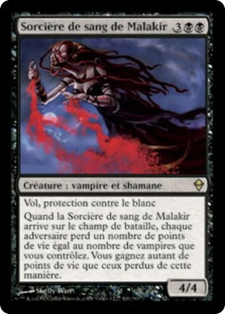 Sorcière de sang de Malakir — Zendikar — Magic: The Gathering