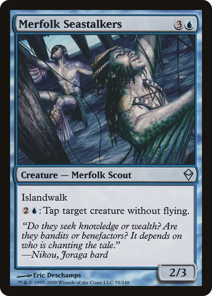 Merfolk Seastalkers — Zendikar — Magic: The Gathering