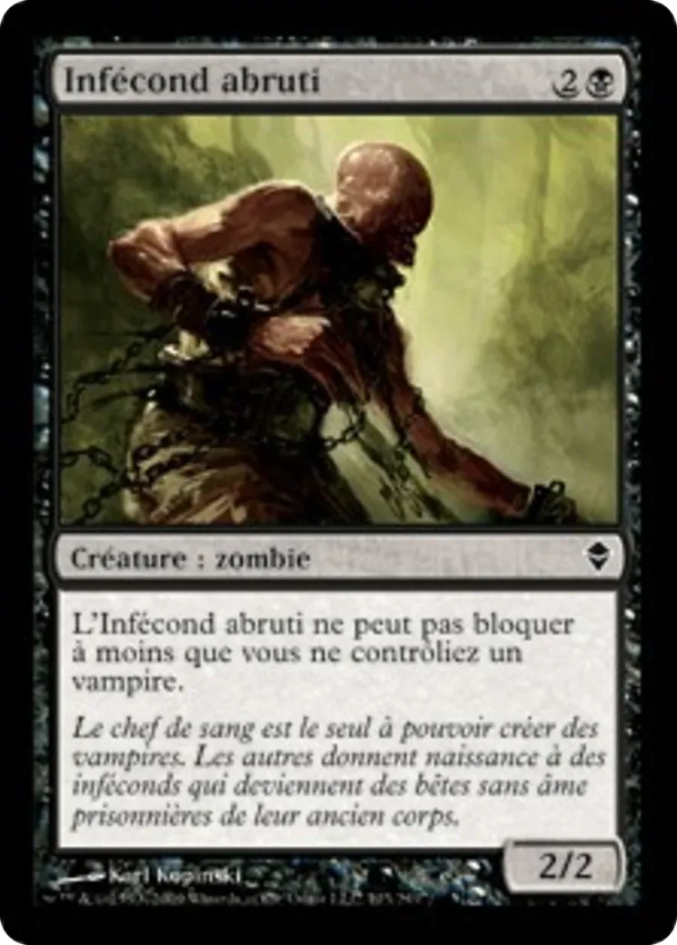 Infécond abruti — Zendikar — Magic: The Gathering