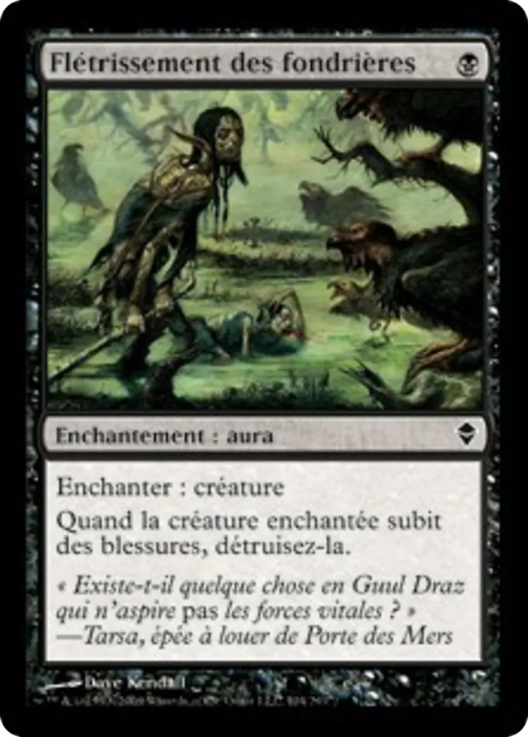 Flétrissement des fondrières — Zendikar — Magic: The Gathering