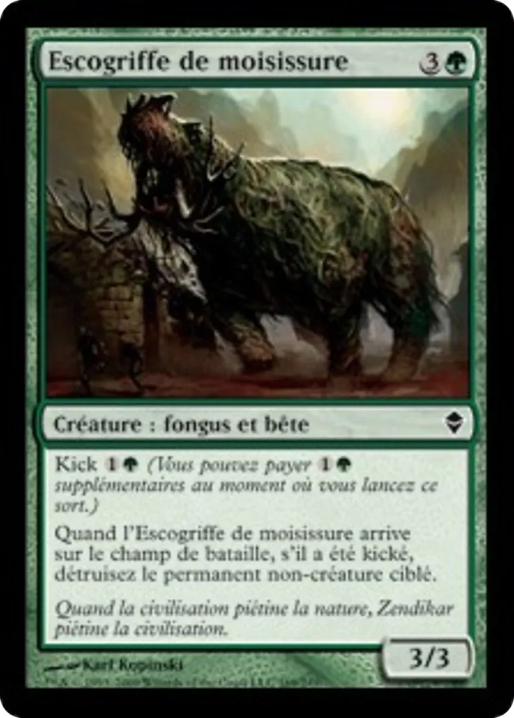 Escogriffe de moisissure — Zendikar — Magic: The Gathering